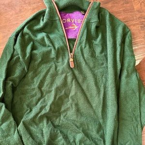 Orvis Green Sweater Medium